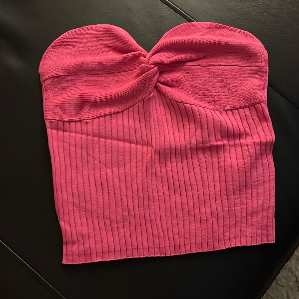 Pink tube top